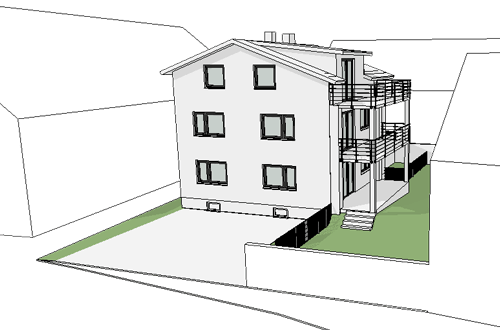 Baugenehmigungsplanung MFH Buxheim 2020 Baugenehmigungsplanung MFH Buxheim 2020